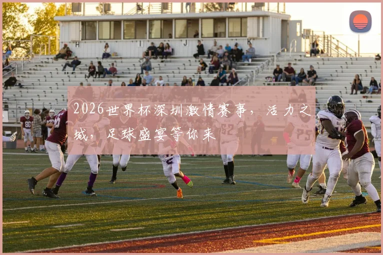 2026世界杯深圳激情赛事，活力之城，足球盛宴等你来